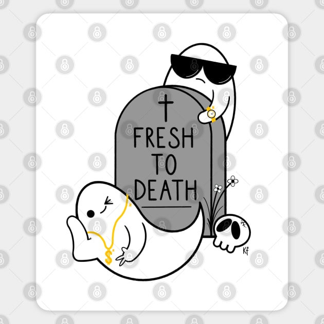 Fresh To Death Magnet by KirstyFinnigan